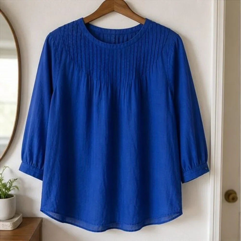 Lilac V Neck Top